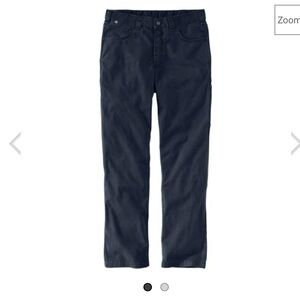 Carhartt 104204 - Flame-Resistant Canvas Work Five-Pocket Pant navy 32x32